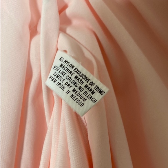 Vintage Pink Lace Robe with Elbow-Length Sleeves - Picture 7 of 7